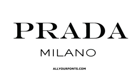 prada hemd schrift|Prada logo font.